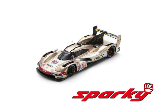 1/64 - Porsche 963 No.38 HERTZ TEAM JOTA 9th Le Mans 24H 2024 O. Rasmussen - J. Button - P. Hanson - Spark - Y400