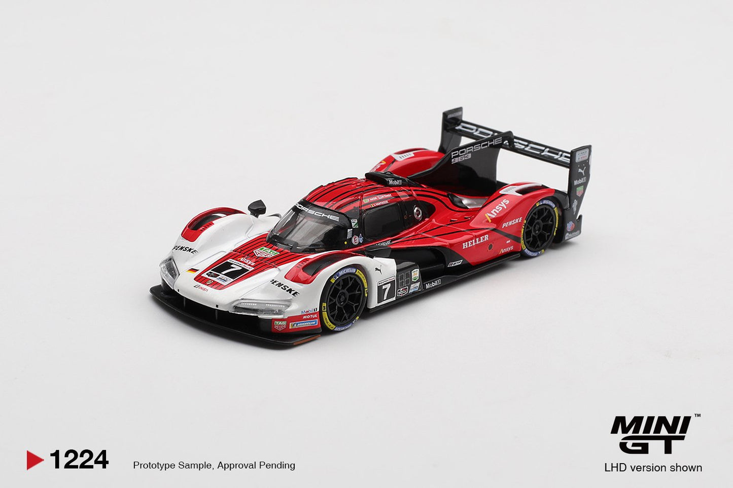 1/64 PORSCHE 963 NO.7 PORSCHE PENSKE MOTORSPORT 2025 IMSA DAYTONA 24 HRS WINNER - Mini GT - MGT01224