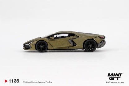 1/64  LAMBORGHINI REVUELTO VERDE GEA MATTE (RHD) - MiniGT - MGT01136