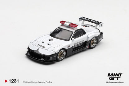 1/64 MAZDA RX-7 LB-Super Silhouette Police - Mini GT - MGT01231