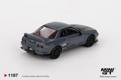 1/64 NISSAN SKYLINE GT-R TOP SECRET VR32 STEALTH GREY (RHD) - MiniGT - MGT01187