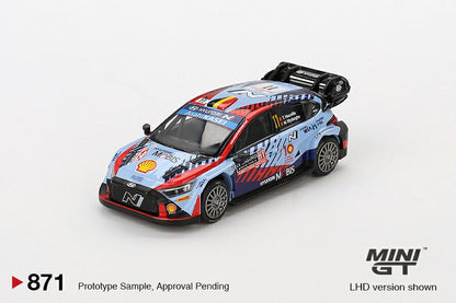 1/64 HYUNDAI I20 N RALLY1 HYBRID NO.11 (LHD) 2024 RALLYE MONTE-CARLO WINNER (LHD) BLISTER PACKAGING - MGT00871-BL