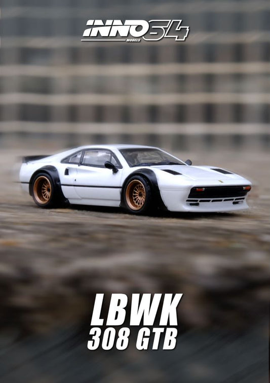 1/64 LBWK 308 GTB White - inno64 - IN64-LBWK308-WHI