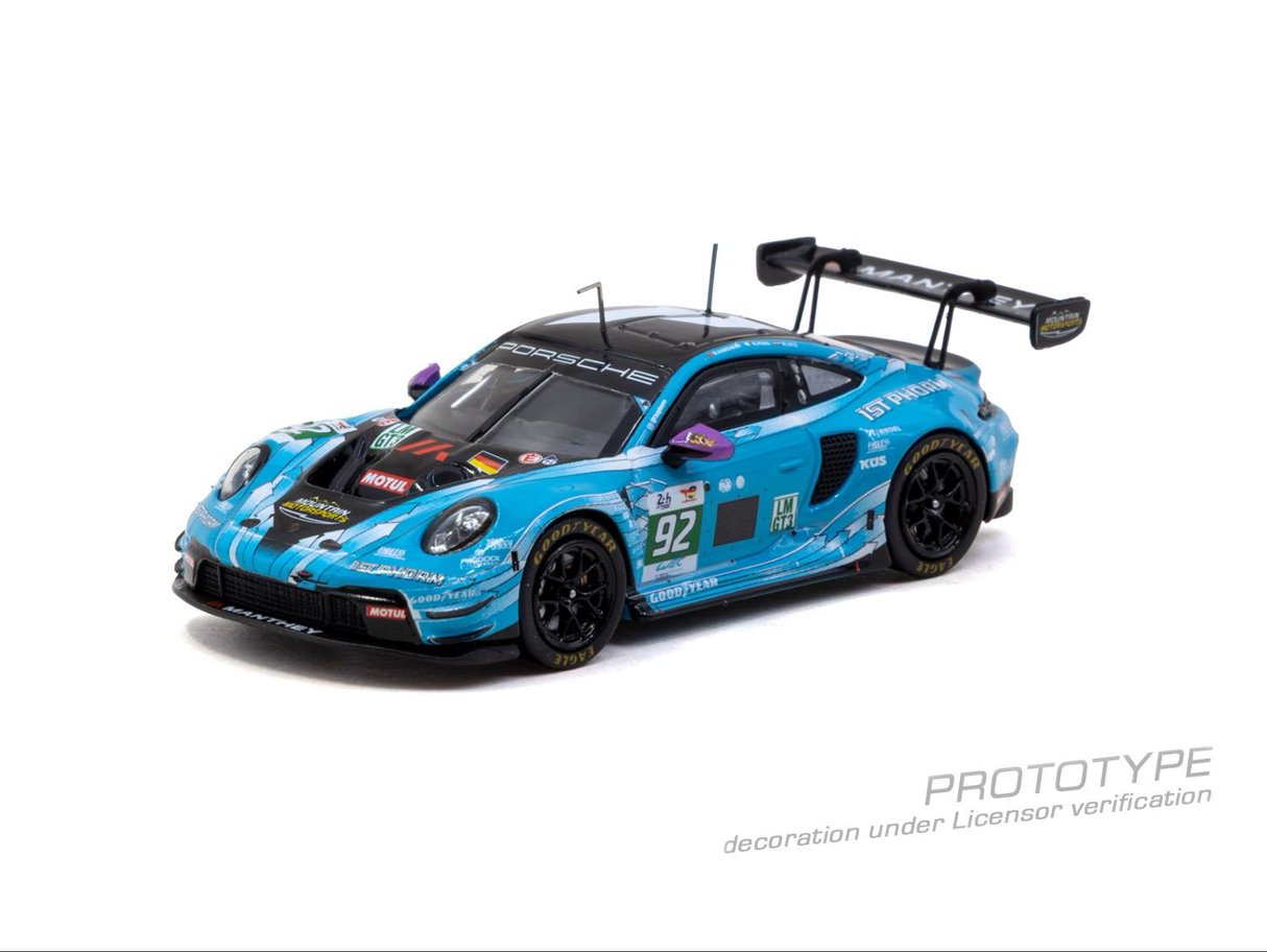 1/64 Porsche 911 GT3 R 24h of Le Mans 2025 - Winner of LMGT3 Ryan Hardwick / Richard Lietz / Riccardo Pera - Tarmac Works - T64-084-25LM92  ** Pre Order**