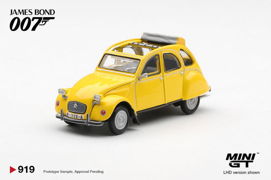 1/64 CITROEN 2CV FOR YOUR EYES ONLY (LHD) ENGLISH BLISTER PACKAGING - MiniGT - MGT00919-007E