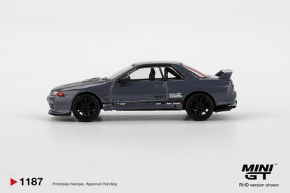 1/64 NISSAN SKYLINE GT-R TOP SECRET VR32 STEALTH GREY (RHD) - MiniGT - MGT01187