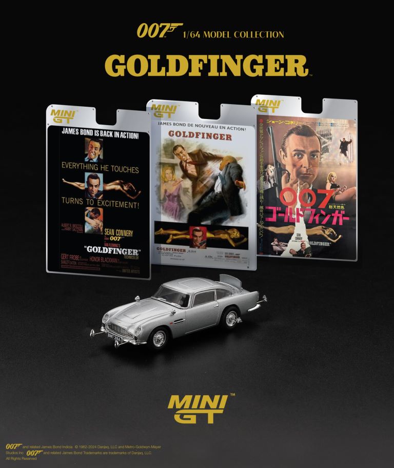 1/64 - Aston Martin DB5  “Goldfinger”  / English Blister Packaging China Edition - MGT00900-007ECH