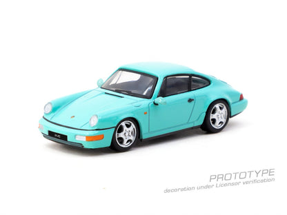 1/64 - Porsche 911 Carrera RS (964) Mint Green - TARMAC - T64S-017-MG