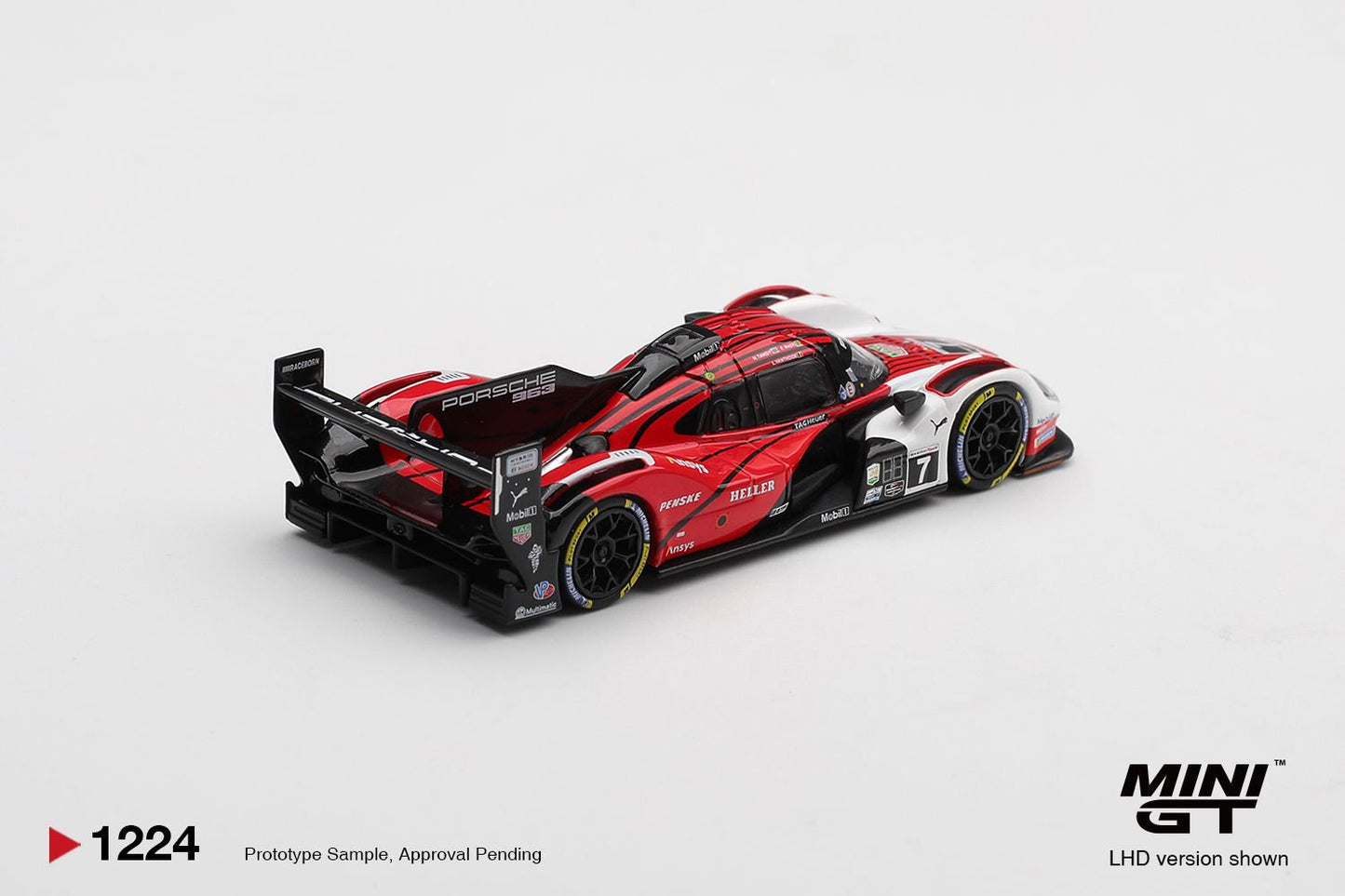 1/64 PORSCHE 963 NO.7 PORSCHE PENSKE MOTORSPORT 2025 IMSA DAYTONA 24 HRS WINNER - Mini GT - MGT01224