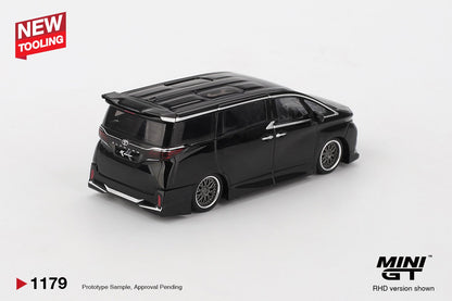 1/64 TOYOTA ALPHARD 40 KUHL BLACK  - MiniGT - MGT01179