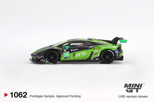 1/64 LAMBORGHINI HURACAN GT3 EVO2 NO.78 FORTE RACING 2024 IMSA DAYTONA 24 HRS (LHD) - MGT01062-L