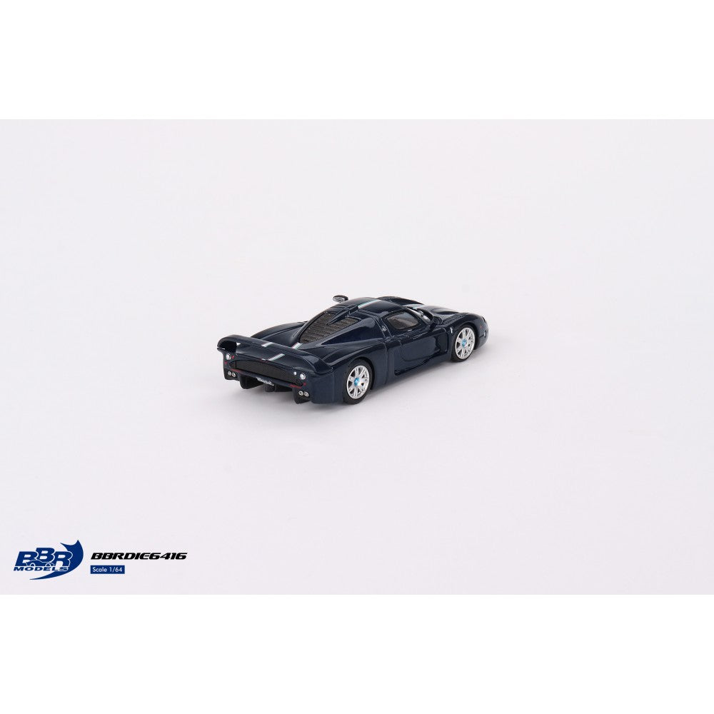 1/64 MASERATI MC12 STRADALE BLUE METALLIC WITH STRIPE - BBRDIE6416