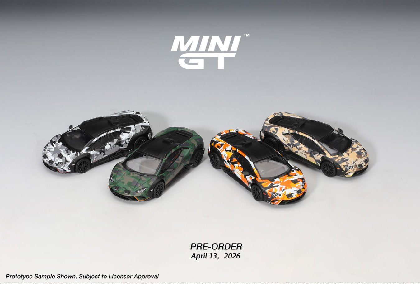 1/64 Lamborghini Huracán Sterrato All Terrarin Set - Mini GT - MGTS0026