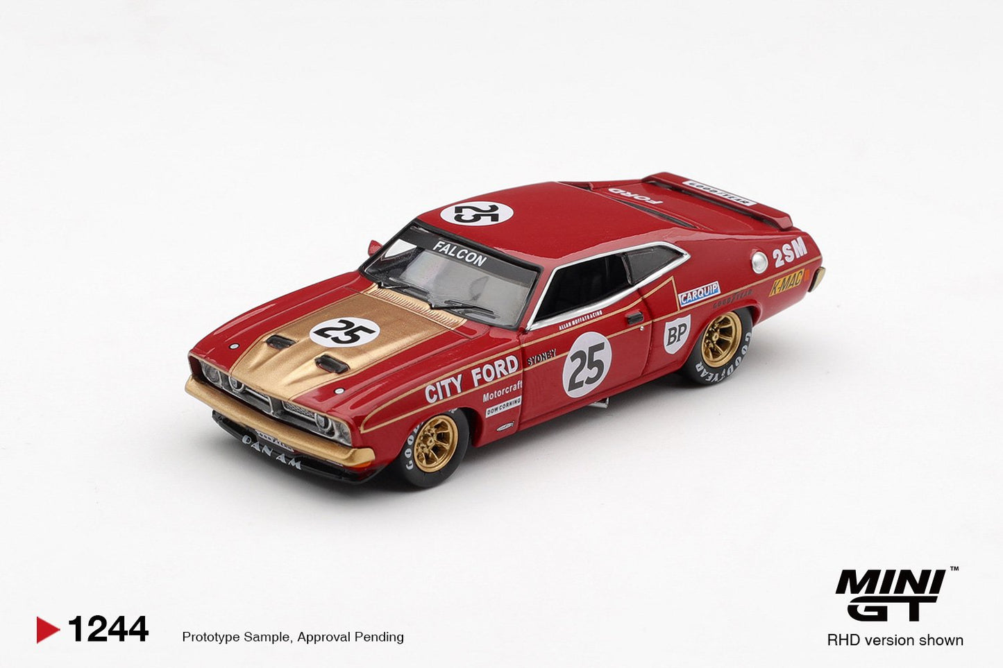 1/64  FORD XB FALCON GT NO.25 1975 BATHURST 1000 (RHD) AUSTRALIA EXCLUSIVE - Mini GT - MGT01244-R