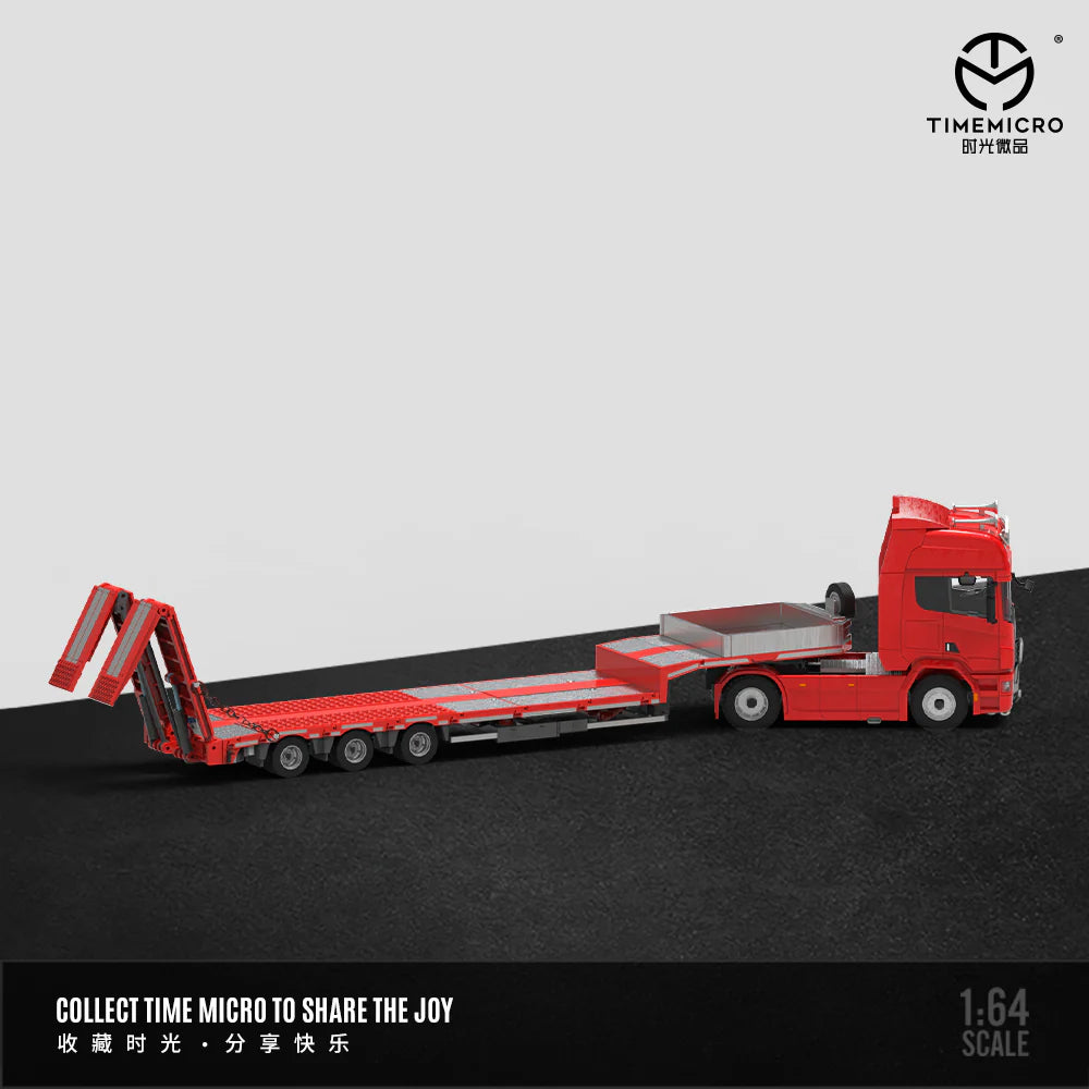 1/64 Scania FLATBED TRANSPORT VEHICLE (3 Colours) - Time Micro