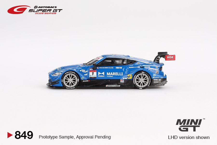 1/64 Nissan Z GT500 #1 "MARELLI IMPUL Z" TEAM IMPUL 2023 SUPER GT SERIES - MGT00849-BL