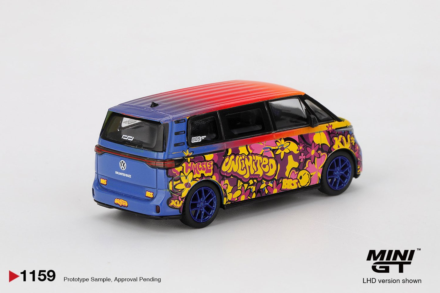 1/64 VOLKSWAGEN ID.BUZZ KW/BBS   - MiniGT - MGT01159