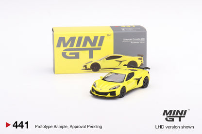 MGT00441L- 1/64 - Chevrolet Corvette Z06 2023 Accelerate Yellow