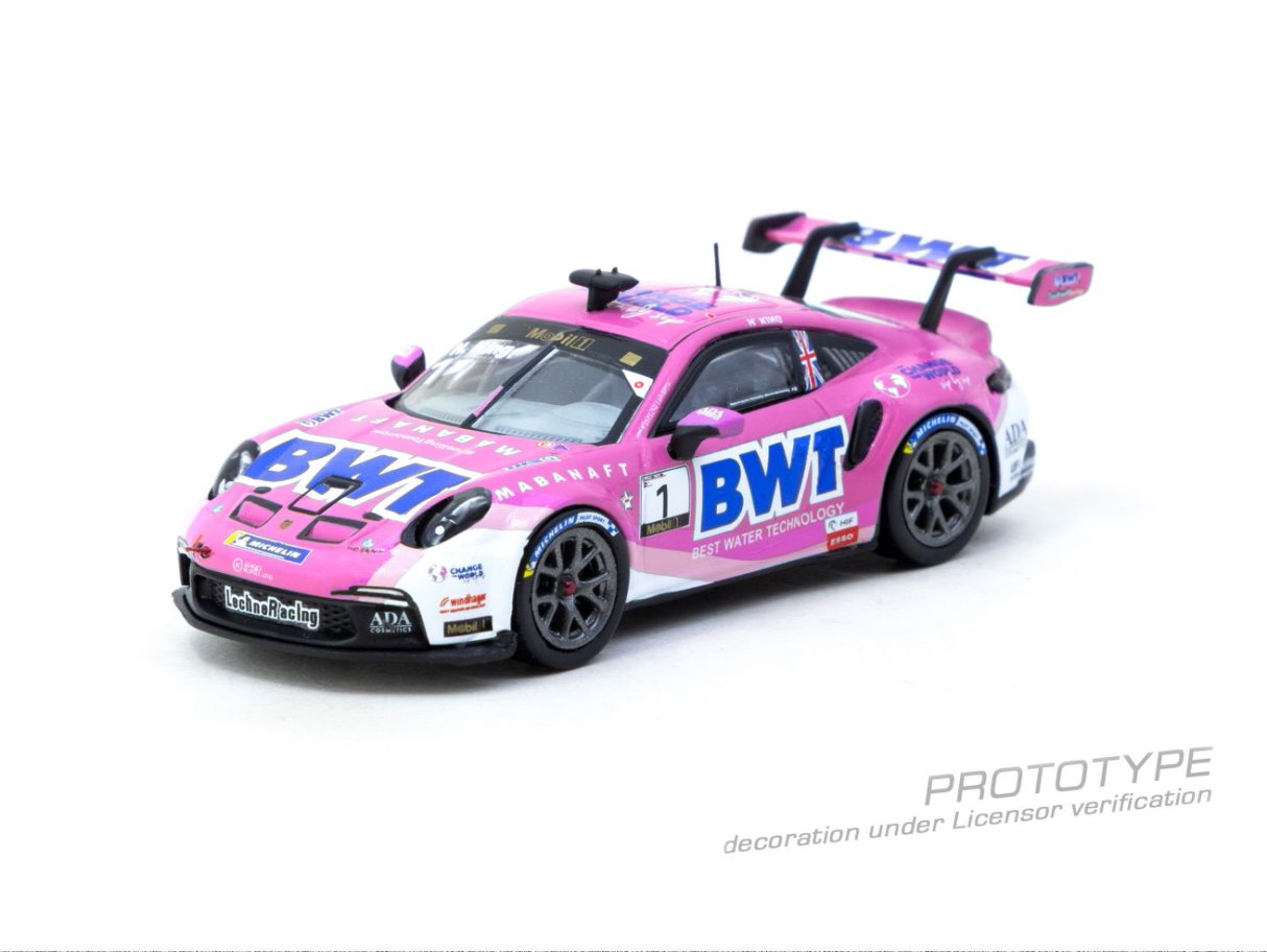 1/64 Porsche 911 GT3 Cup (992) Porsche Mobil 1 Supercup 2024 Harry King - Tarmac Models - T64-093-24PSC01