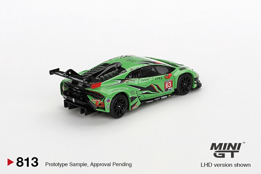 1/64 - LAMBORGHINI HURACAN GT3 EVO2 NO.63 IRON LYNX IMSA 2023 DAYTONA 24 HRS (LHD)) - MGT00813-L