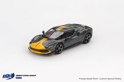 1:64 FERRARI 296 GTB ASSETTO FIORANO GRIGIO SCURO - BBR Models - BBRFER64007