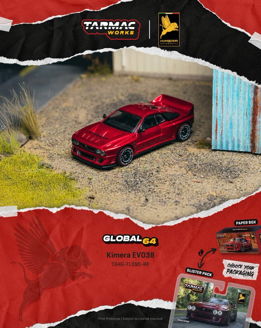 1/64 Kimera EVO38 - Tarmac Models - T64G-TL090-RE  ***Pre Order***