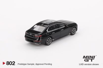 1/64 BMW I7 EDRIVE50 BLACK SAPPHIRE (RHD) - MGT00802-R