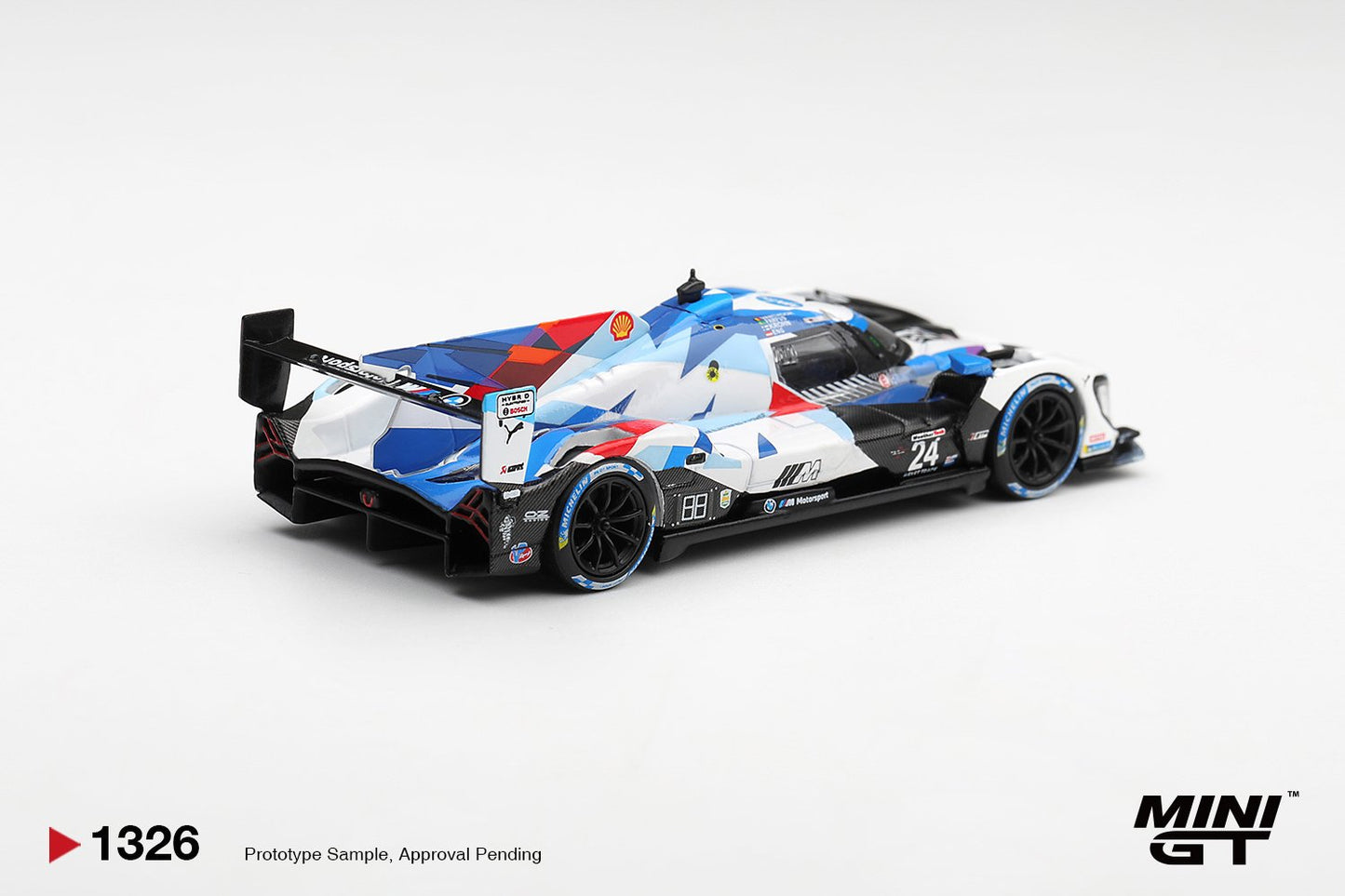 1/64 BMW M HYBRID V8 GTP NO.24 BMW M TEAM RLL 2024 IMSA DAYTONA 24 HRS  - Mini GT - MGT01326