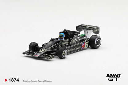 1/64  Lotus 78 #6 Ronnie Peterson 1978 S. African GP Winner - Mini GT - MGT01374