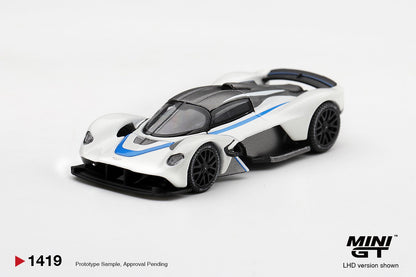 1/64 ASTON MARTIN VALKYRIE ESCAPING WHITE (LHD) - Mini GT - MGT01419  ***Pre Order***