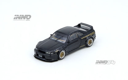 1/64 PANDEM GT-R (BCNR33) Black - Inno64 - IN64-R33P-BLA