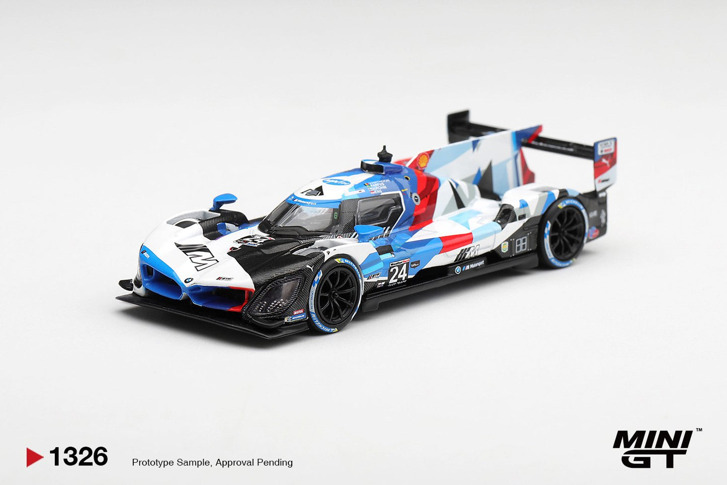 1/64 BMW M HYBRID V8 GTP NO.24 BMW M TEAM RLL 2024 IMSA DAYTONA 24 HRS  - Mini GT - MGT01326
