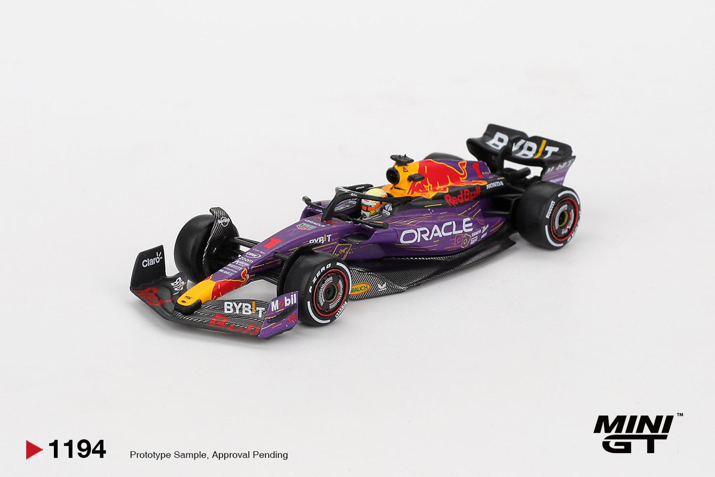 1/64 - ORACLE RED BULL RACING RB19 NO.1 MAX VERSTAPPEN 2023 F1 2023 LAS VEGAS GP WINNER - MiniGT - MGT01194