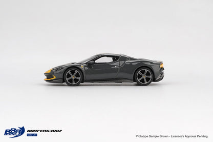 1:64 FERRARI 296 GTB ASSETTO FIORANO GRIGIO SCURO - BBR Models - BBRFER64007