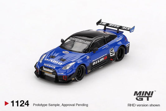 1/64 LB-Silhouette WORKS GT NISSAN 35GT-RR Ver.2 Blue - MGT01124