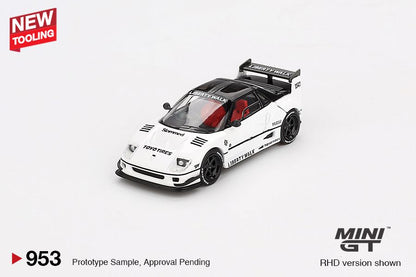 1/64 MAZDA AZ-1 LIBERTY WALK LB40 WHITE 2024 TOKYO AUTO SALON (RHD) BLISTER PACKAGING NEW TOOLING - MGT00953-BL