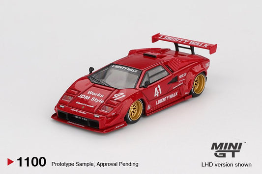 1/64 LAMBORGHINI COUNTACH LB-WORKS RED  - MGT01100