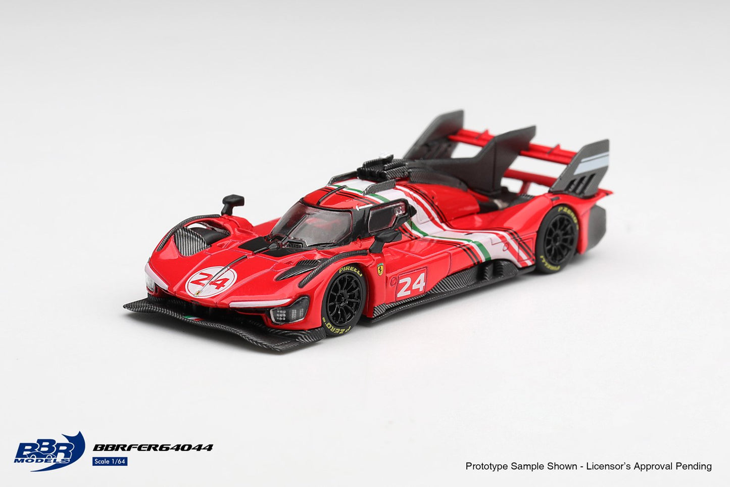 1/64 Ferrari 499P Modificata Rosso Corsa - BBR Models - BBRFER64044