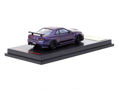 1/64 Nismo R34 GT-R Z-tune, purple metallic - Ignition Models/Tarmac - IG3839