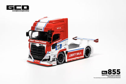 1/64 Red/White Livery(RHD) – LB-Trucks UD QUON Head - GCD - KS-099-855