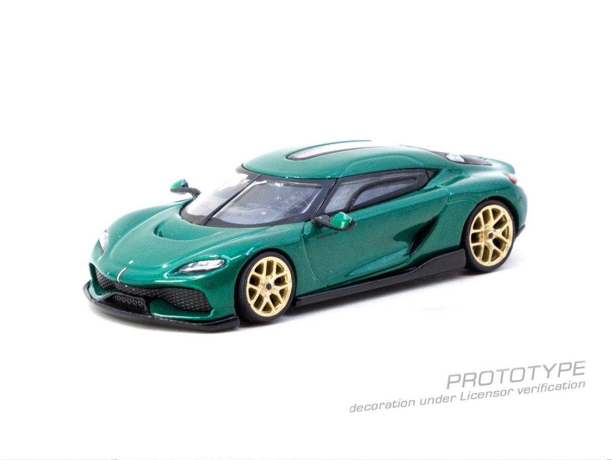 1/64 - KOENIGSEGG GEMERA GREEN - TARMAC - TC-T64G-TL053-GR