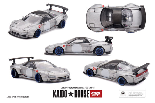 1/64 1990 Honda NSX Kaido Test Car Spec V2, silver - Kaido House - MGTKHMG279