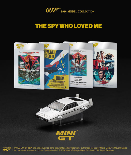 1/64 LOTUS ESPRIT S1 THE SPY WHO LOVED ME SUBMARINE (RHD) ENGLISH BLISTER PACKAGING - MiniGT - MGT00920-007E