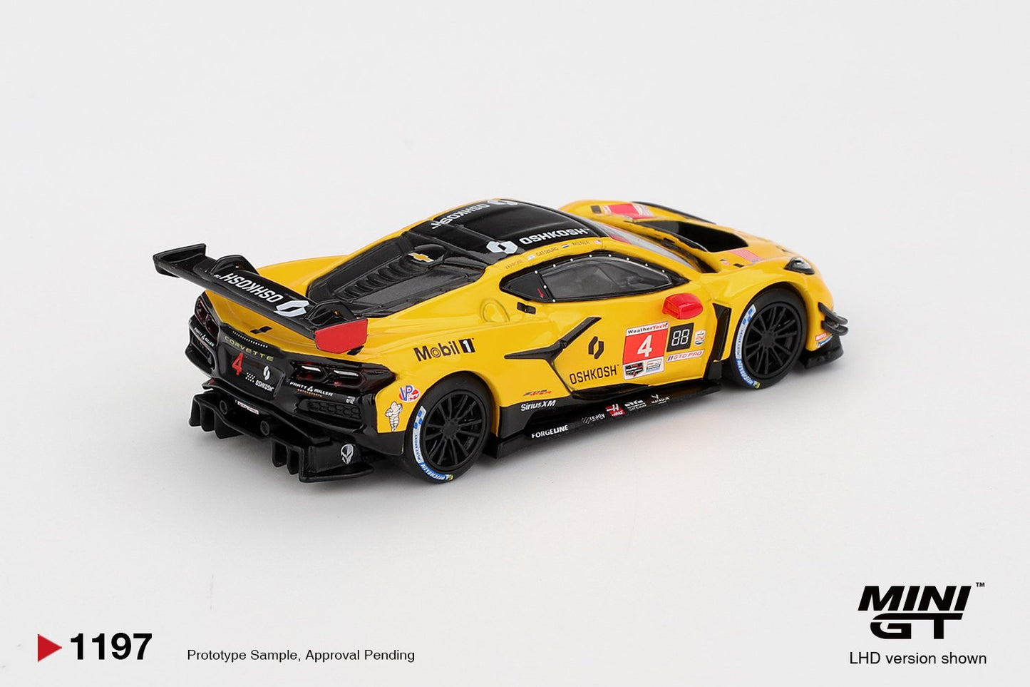 1/64 - CHEVROLET CORVETTE Z06 GT3.R NO.4 CORVETTE RACING BY PRATT MILLER MOTORSPORTS 2025 IMSA DAYTONA 24 HRS - MiniGT - MGT01197