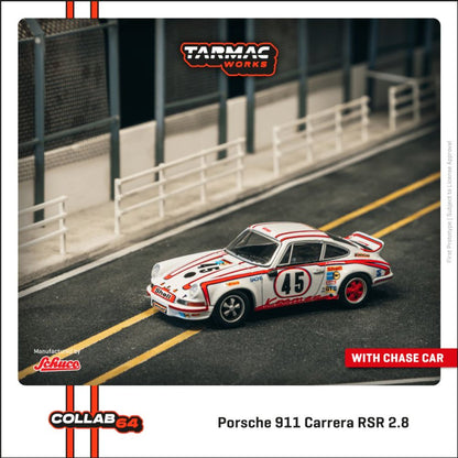 1:64 PORSCHE 911 CARRERA RSR 2.8 24H LE MANS 1973 NO.45 WINNER - T64S-023-73LM45