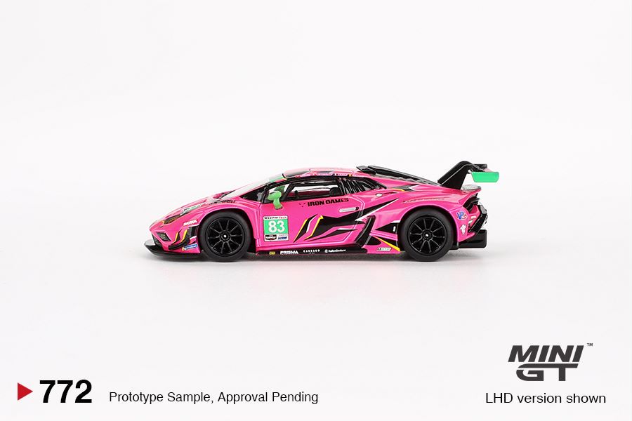 1/64 LAMBORGHINI HURACAN GT3 EVO2 NO.83 IRON DAMES IMSA 2023 DAYTONA 24 HRS (LHD) - MGT00772-L