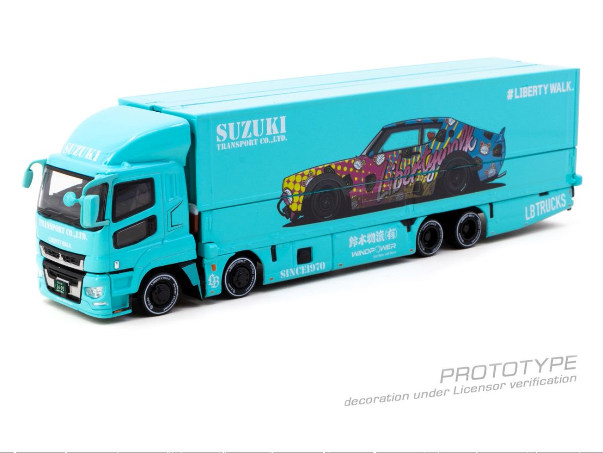 1:64 Mitsubishi Fuso Super Great LB-TRUCKS - T64T-TL001-LBS