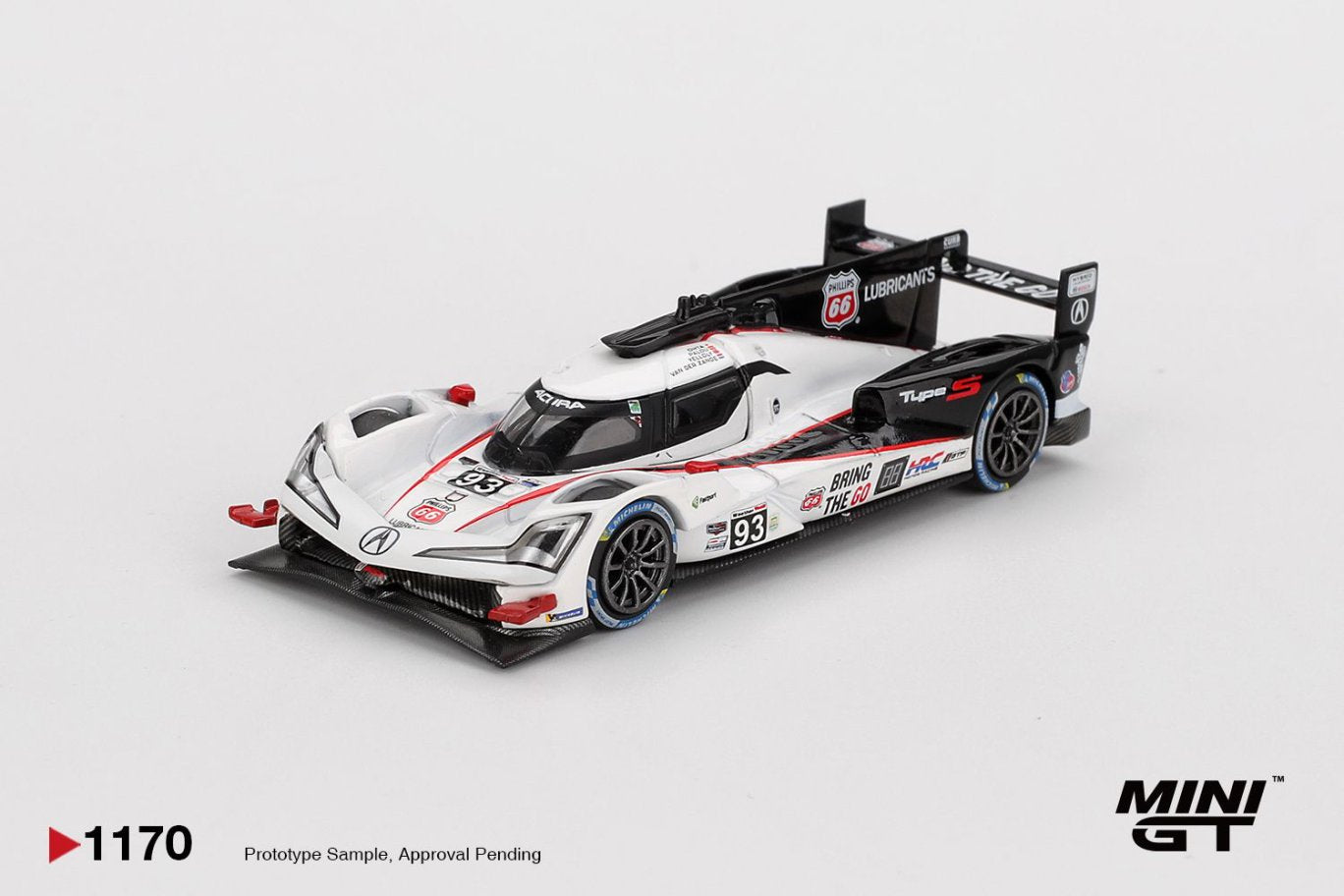 1/64 ACURA ARX-06 GTP NO.93 ACURA MEYER SHANK RACING 2025 IMSA DAYTONA 24 HRS  - MiniGT - MGT011170