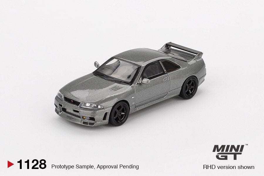 1/64 NISSAN SKYLINE GT-R DARK METAL GREY (NISMO BCNR33 CRS VERSION) - MGT01128