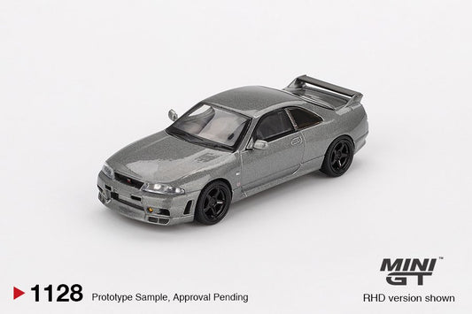 1/64 NISSAN SKYLINE GT-R DARK METAL GREY (NISMO BCNR33 CRS VERSION) - MGT01128